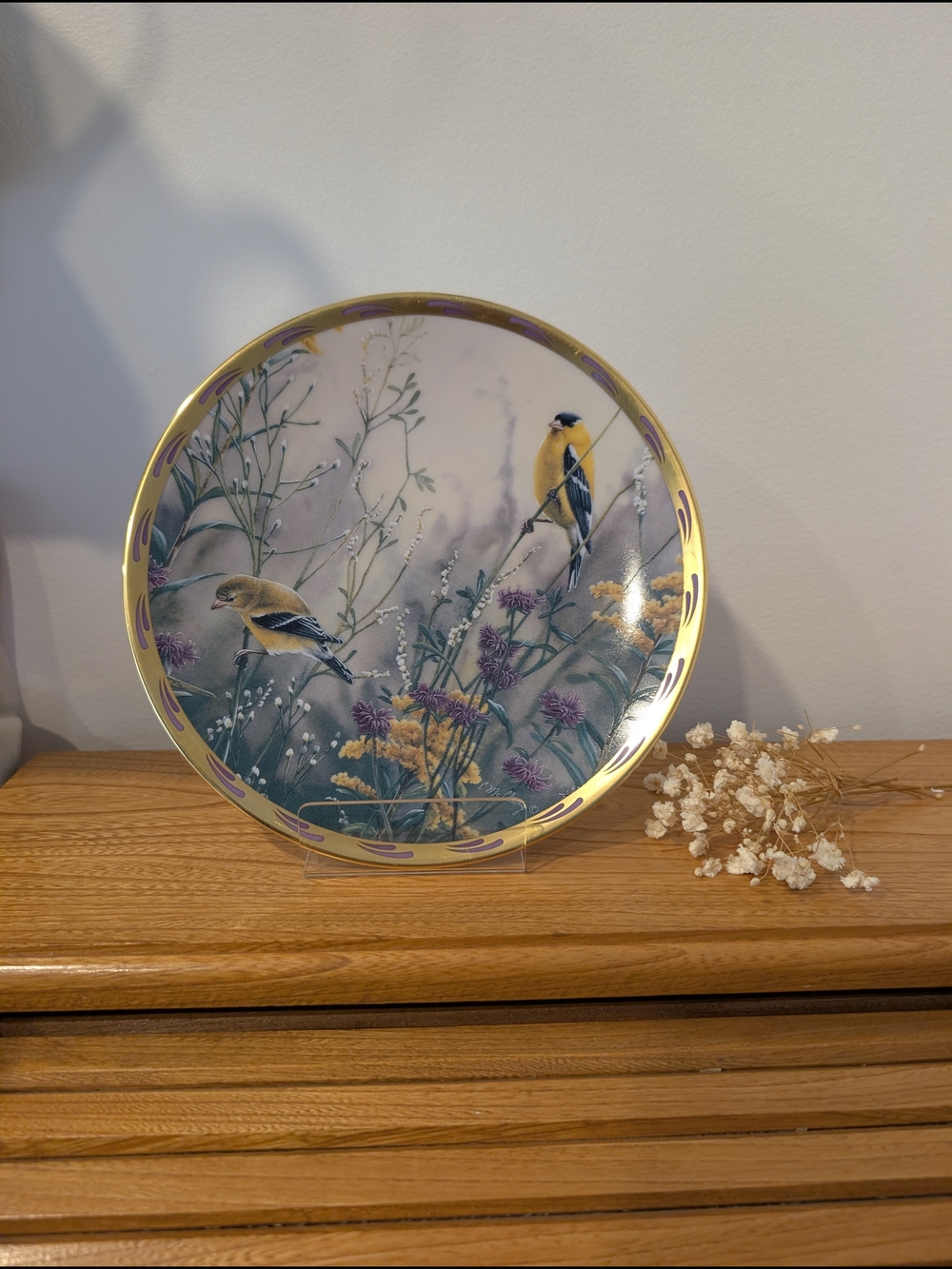 Lenox “Golden Splendor” Collector Plate – Catherine McClung (1992)